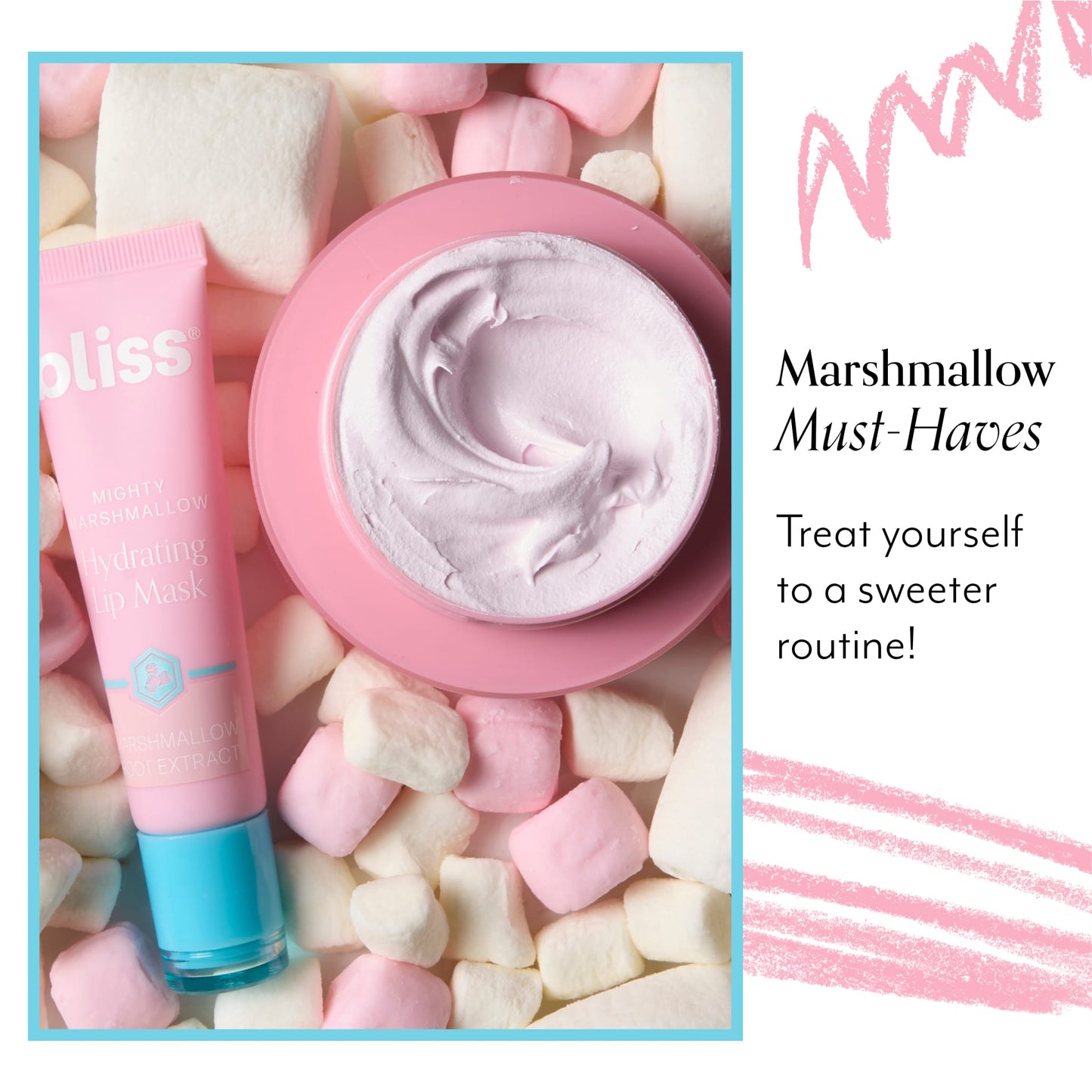 Mighty Marshmallow Hydrating Lip Mask with Marshmallow Root Extract