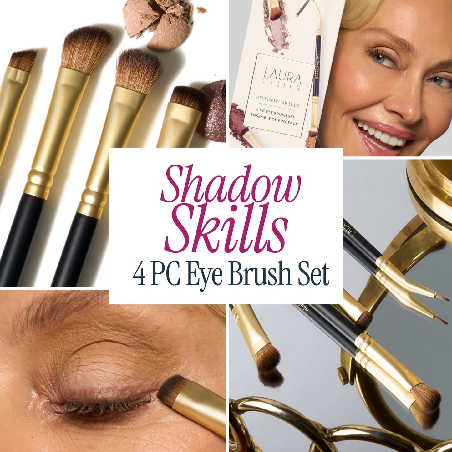 Shadow Skills 4PC Eye Brush Set